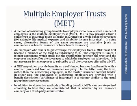 multiple employer trust